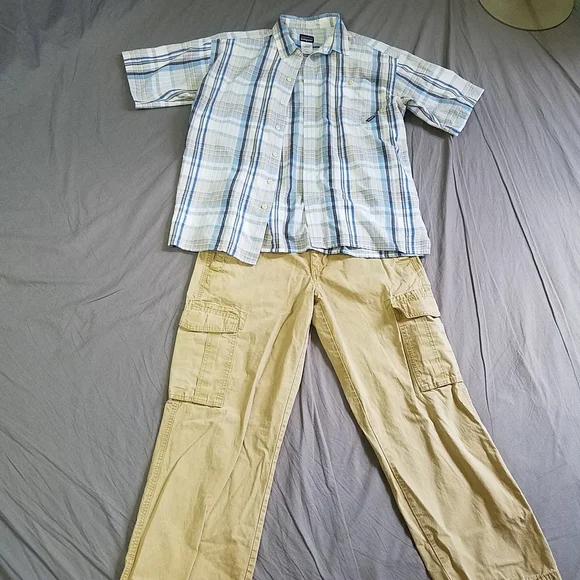 Eddie Bauer pants tan khaki pants 32x30 excellent condition - Picture 2 of 9